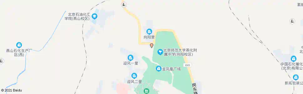 北京燕山向阳路_公交站地图_北京公交_妙搜公交查询2025