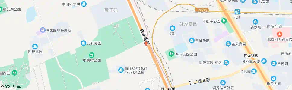 北京唐家岭东_公交站地图_北京公交_妙搜公交查询2025