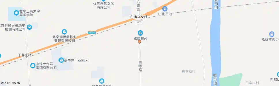 北京北刘村_公交站地图_北京公交_妙搜公交查询2025