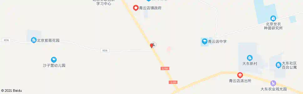 北京青云店西口_公交站地图_北京公交_妙搜公交查询2025