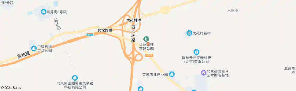 北京大苑村_公交站地图_北京公交_妙搜公交查询2025