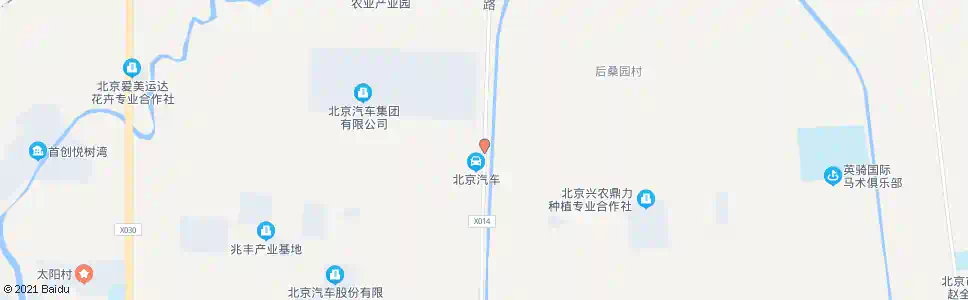 北京北汽东门_公交站地图_北京公交_妙搜公交查询2025