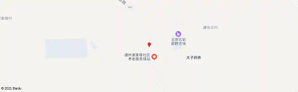 北京谢家楼_公交站地图_北京公交_妙搜公交查询2025
