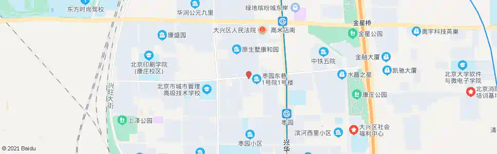 北京康和园小区南_公交站地图_北京公交_妙搜公交查询2025