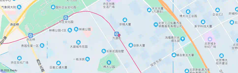 北京宏达工业园_公交站地图_北京公交_妙搜公交查询2025