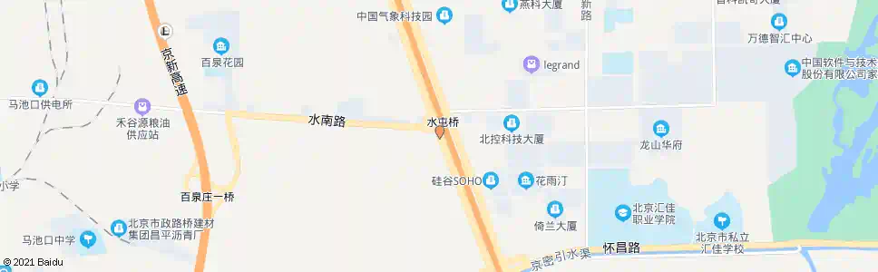 北京水屯桥南_公交站地图_北京公交_妙搜公交查询2025