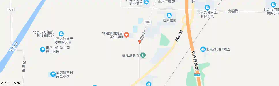 北京窦店村南_公交站地图_北京公交_妙搜公交查询2025