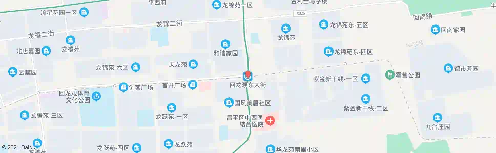 北京回龙观东_公交站地图_北京公交_妙搜公交查询2025