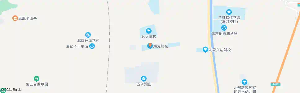 北京海淀驾校_公交站地图_北京公交_妙搜公交查询2025