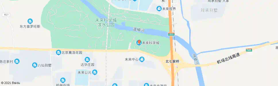 北京未来科技城东路桥南_公交站地图_北京公交_妙搜公交查询2025