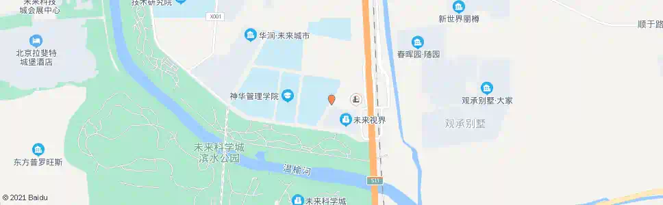 北京未来科技城东路桥北_公交站地图_北京公交_妙搜公交查询2025