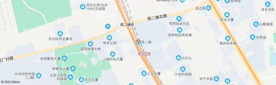 北京西二旗站_公交站地图_北京公交_妙搜公交查询2025