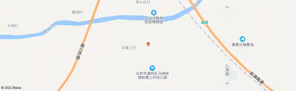 北京后堰上_公交站地图_北京公交_妙搜公交查询2025