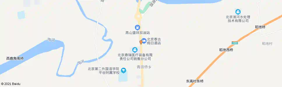 北京西高村北口(拥军路)_公交站地图_北京公交_妙搜公交查询2025
