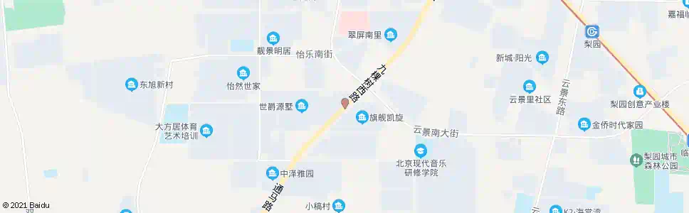 北京旗舰凯旋小区_公交站地图_北京公交_妙搜公交查询2025