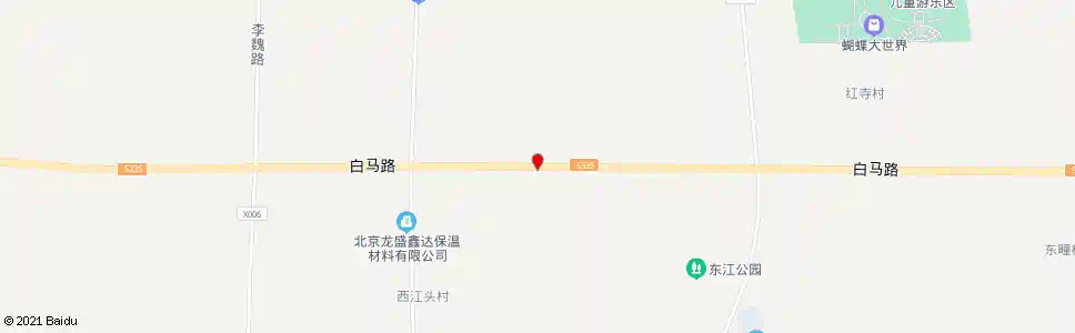 北京西江头北_公交站地图_北京公交_妙搜公交查询2025