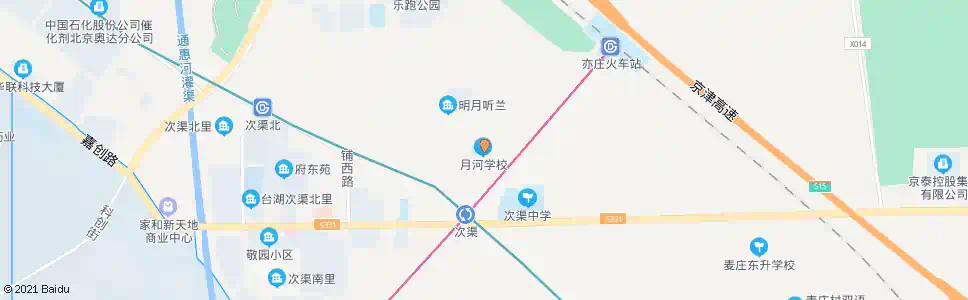 北京北神树小学_公交站地图_北京公交_妙搜公交查询2025