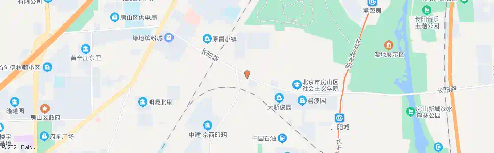 北京长阳一村_公交站地图_北京公交_妙搜公交查询2025
