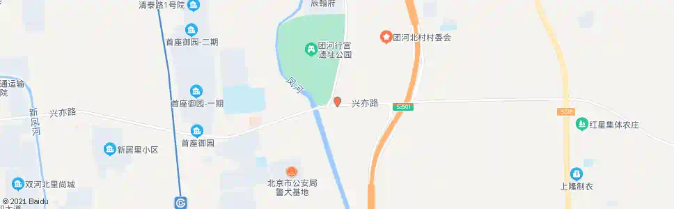 北京团河村南口_公交站地图_北京公交_妙搜公交查询2025