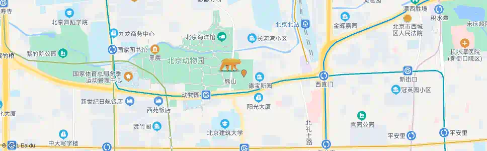 北京城市展馆_公交站地图_北京公交_妙搜公交查询2025