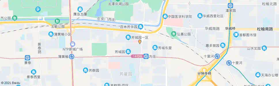 北京芳城路东口_公交站地图_北京公交_妙搜公交查询2025