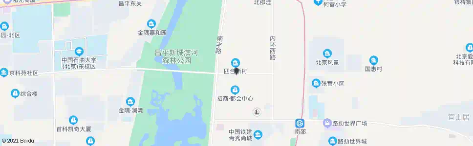 北京南环大桥东_公交站地图_北京公交_妙搜公交查询2025