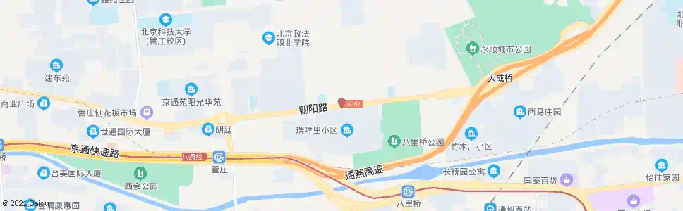 北京西军庄_公交站地图_北京公交_妙搜公交查询2025