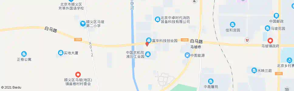 北京马坡工业区_公交站地图_北京公交_妙搜公交查询2025
