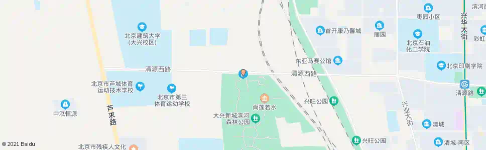 北京清源公园北门_公交站地图_北京公交_妙搜公交查询2025