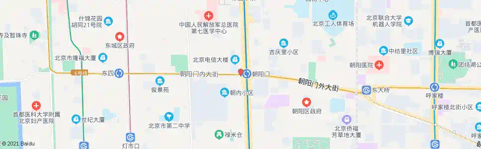 北京朝阳门_公交站地图_北京公交_妙搜公交查询2025