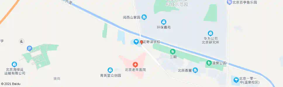 北京温泉北站_公交站地图_北京公交_妙搜公交查询2025