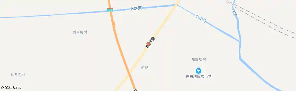 北京西白塔村北口_公交站地图_北京公交_妙搜公交查询2025