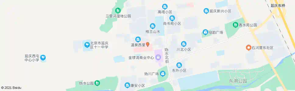 北京延庆县医院_公交站地图_北京公交_妙搜公交查询2025