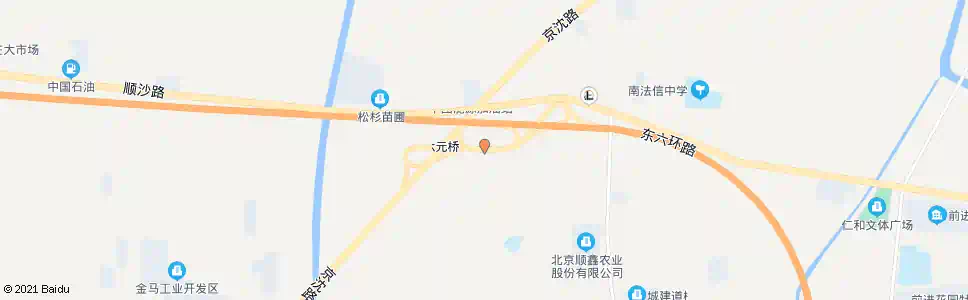 北京六环桥北_公交站地图_北京公交_妙搜公交查询2025