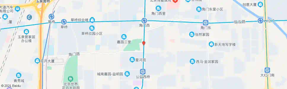 北京四顷三村_公交站地图_北京公交_妙搜公交查询2025