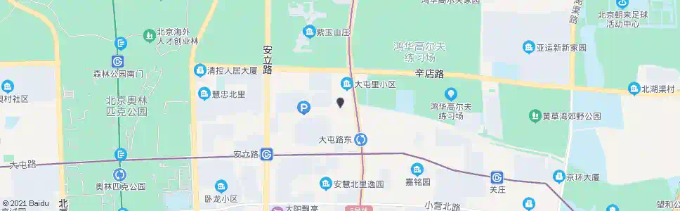 北京大屯北路东口_公交站地图_北京公交_妙搜公交查询2025