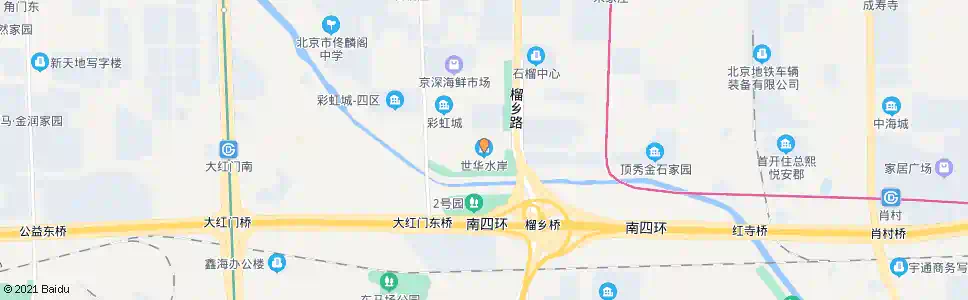 北京世华水岸小区_公交站地图_北京公交_妙搜公交查询2025