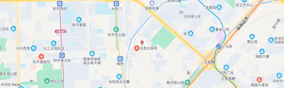 北京西坝河南里_公交站地图_北京公交_妙搜公交查询2025