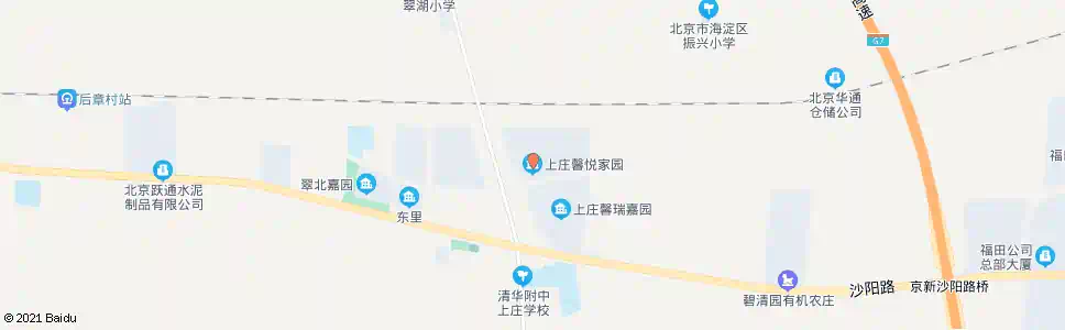 北京上庄馨悦家园_公交站地图_北京公交_妙搜公交查询2025