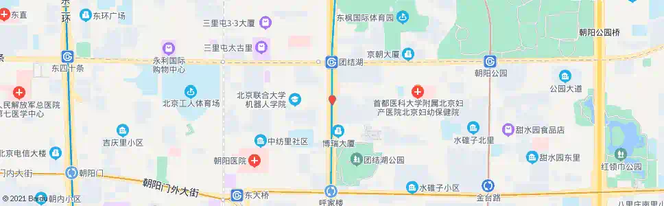 北京长虹桥_公交站地图_北京公交_妙搜公交查询2025