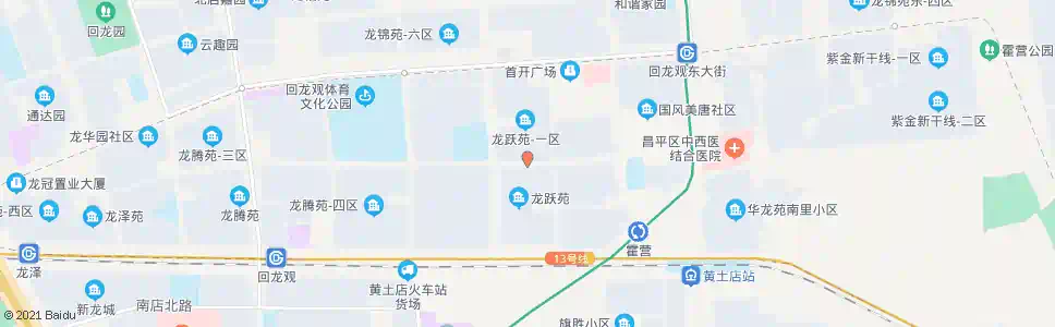 北京龙跃苑一区南门_公交站地图_北京公交_妙搜公交查询2025