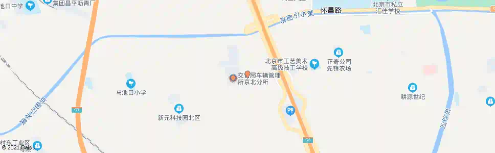 北京北方检测场_公交站地图_北京公交_妙搜公交查询2025