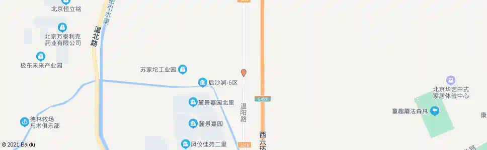 北京后沙涧_公交站地图_北京公交_妙搜公交查询2025