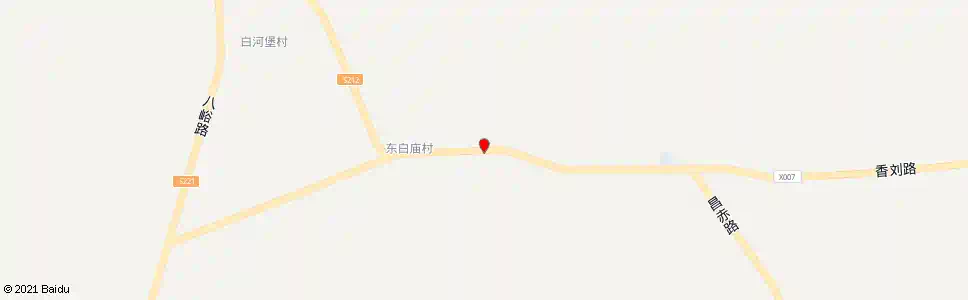 北京东白庙西口_公交站地图_北京公交_妙搜公交查询2025