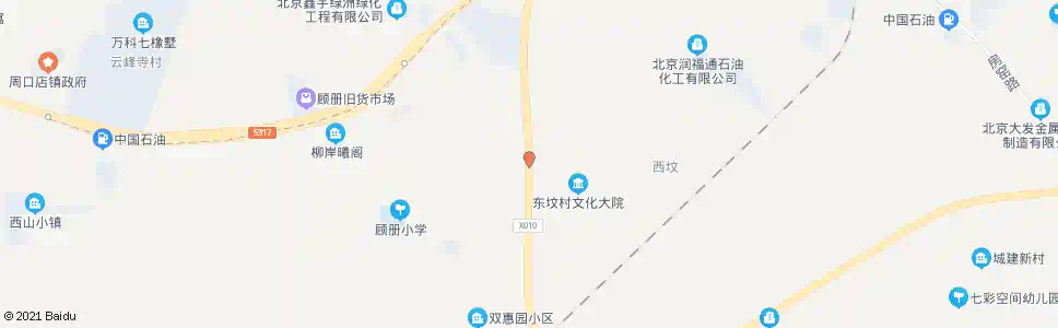 北京顾册东_公交站地图_北京公交_妙搜公交查询2025