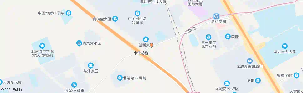 北京小牛坊桥东_公交站地图_北京公交_妙搜公交查询2025