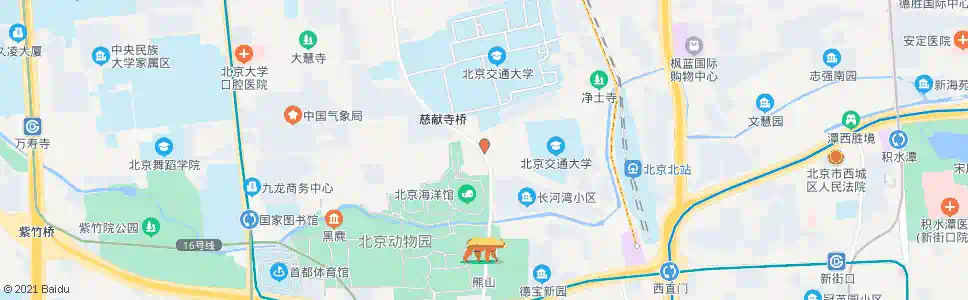 北京慈献寺桥_公交站地图_北京公交_妙搜公交查询2025