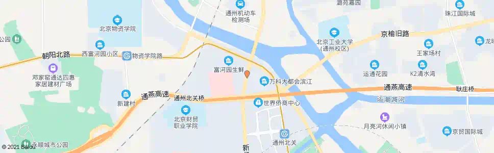 北京富河园_公交站地图_北京公交_妙搜公交查询2025