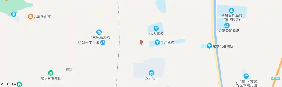 北京京海考试场_公交站地图_北京公交_妙搜公交查询2025