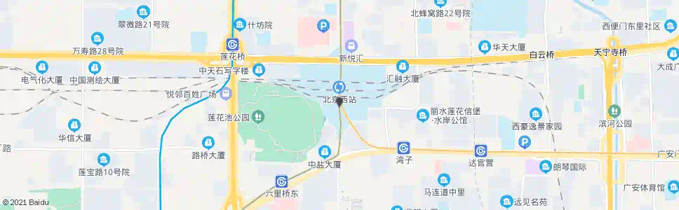 北京见太务西口_公交站地图_北京公交_妙搜公交查询2025